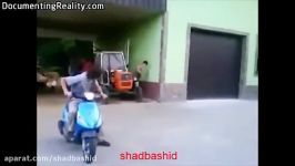 احمقها سوار بر موتور Fools riding a motorcycle