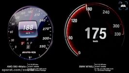 S63 AMG vs BMW M760Li 0 315kmh ACCELERATION TOP SPEED SOUND