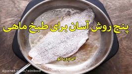 پنج روش آسان برای طبخ ماهی سندباد sinbod.com