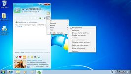 آموزش ویندوز7 درس شصت پنج  Windows Live Messenger