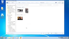 آموزش ویندوز7 درس شصت هفت  Synchronizing photos