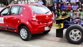 Low speed crash test Renault Sandero 2014