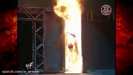 The Undertaker Sets an Effigy of Kane on Fire