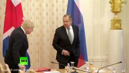 Lavrov meets Boris Johnson in Moscow