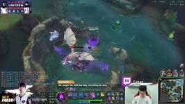 Faker Calculated  Aphromoo Hexflash is Fking Busted  Froggen 1v3  LoL Moments