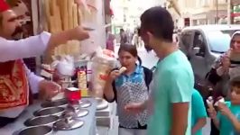 بستنی فروشی در ترکیه ، میتونی این کارو بکنی ؟