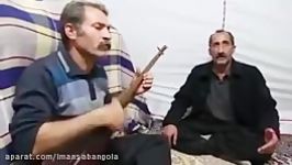 نوای ساز آواز سوزناک در چادر زلزله زدگان سرپل ذهاب
