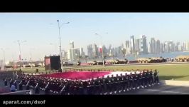تصاویری ازموشک های به نمایش درآمده ارتش قطر در رژه 2017