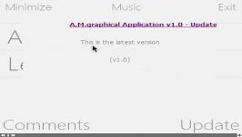 A.M.graphical User Application v1.0