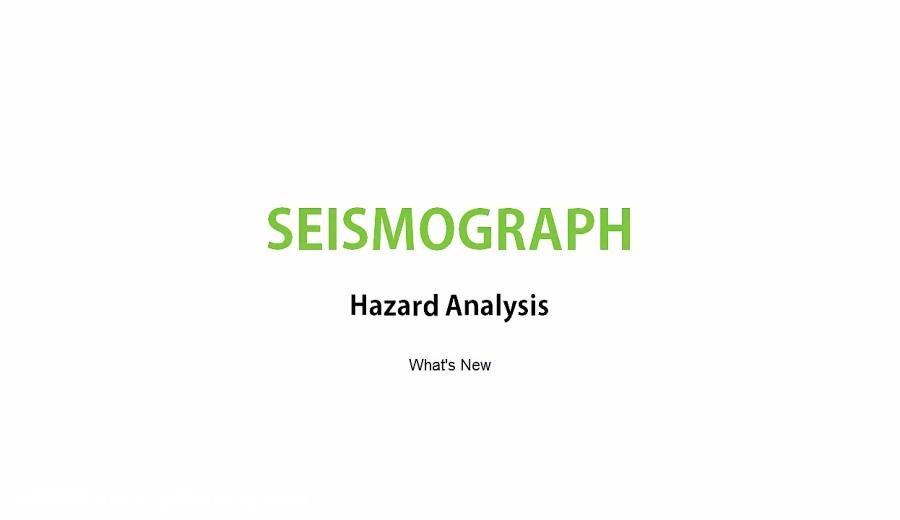 لرزه نگار 2016  امکانات جدید ابزار تحلیل خطر زلزله