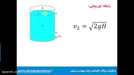 معادله برنولی مکانیک سیالات کارشناسی ارشد مهندسی شیمی