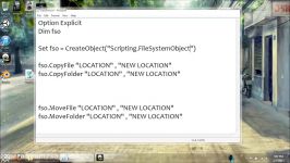 VBScript Basics Part 15  Copy  Move  Rename  Files