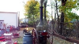 H.W. Petrie Portable Steam Engine Running Generator