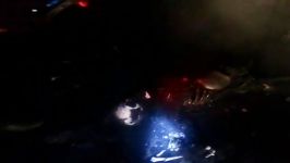 آتش گرفتن تانکر حامل سوخت در محور آباده  اصفهان