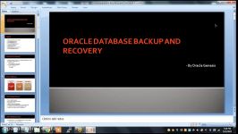 Oracle Database Backup and Recovery Session 1