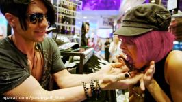 Criss Angel Trickd Up  Cockroach Tattoo with Criss  AE