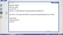 VBScript Basics Part 21  Write Files OpenTextFile