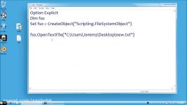 VBScript Basics Part 20  Read Files OpenTextFile