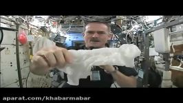 آزمایش کشش سطحی در فضا Surface tension in space