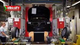 مراحل اماده سازی خودرو ایكس سی٤٠ در كارخانه ولو