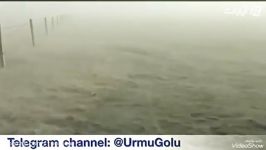 طوفان نمک در دریاچه ارومیه