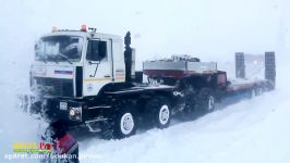 Crazy Trucks Drive in Snow  Best Truck Stuck In Snow