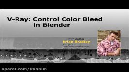 آموزش Lynda V Ray Control Color Bleed in Blender