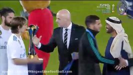 مراسم اهدای جام جشن قهرمانی رئال مادرید در جام باشگاه