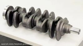 Germany CNC Technology  Complete a Crankshaft for Volkswagen Super Car Engine