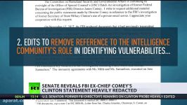 Comeys Clinton draft statement heavily edited to downplay private email server impact