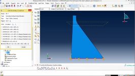 تحلیل دینامیکی سد بتنی وزنی در آباکوس ABAQUS