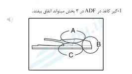 گیر کاغذ ارجینال ADF فید اتوماتیک اسناد شارپ ام ایکس200