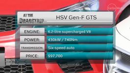 HSV GTS v Mercedes Benz E63 S AMG Drag Race