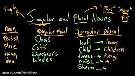 Introduction to singular and plural nouns  envideo