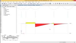 تحلیل تیر در ایتبس استاتیک مقاومت مصالح Etabs
