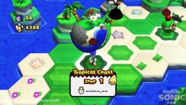 Sonic Lost World  Tropical Coast Zone 1  All Red Star Rings