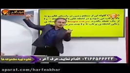 فیزیک کنکور موسسه حرف آخرحل تست سقوط آزاد استاد کامیار