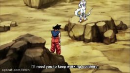 Freeza Gives Energy To Goku