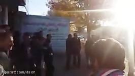 اعتراض کارگران به تعطیلی کارخانه آریان فولاد بویین زهرا
