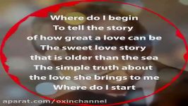 یادگیری زبان موسیقی  آهنگ love story Andy Willia