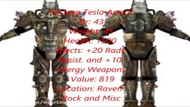 Fallout 3 Top 5 Power Armor Sets