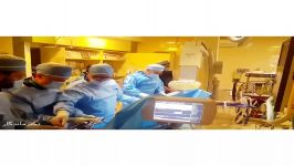 عمل جراحی تعویض دریچه سه لتی طریق كشاله ران بیمار