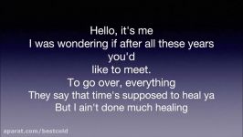 Hello Adele Lyrics