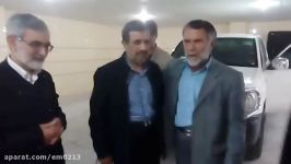 شروه خوانی پیرمرد روشندل بوشهری برای احمدی نژاد