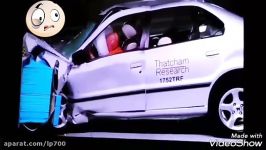 حتما ببینید تست تصادف سمند توسط euro NCAP