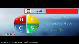 مدل الگوی رفتاری دیسک DISC بخش هفتم امیر نفریه