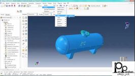 Simulating crack growth in pressure vessel