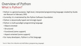 فیلم آموزش زبان پایتون  Getting Started with Python