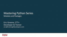 آموزش ماژولها پکیج های زبان Python