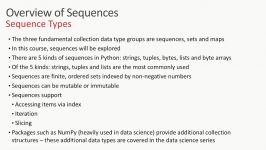 آموزش کدنویسی کار Sequence ها در زبان Python